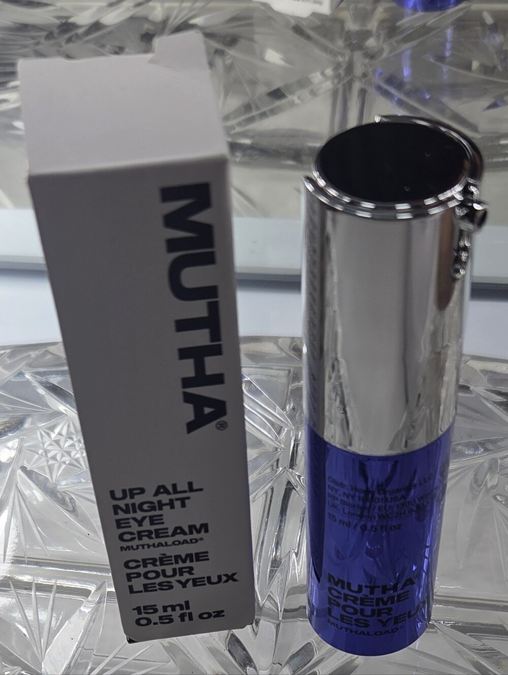 NEW IN BOX MUTHA Up All Night Eye Cream 15mL Full Size